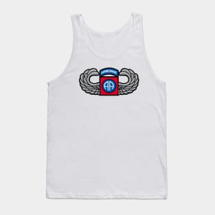 82nd Airborne Jump Wings Tank Top